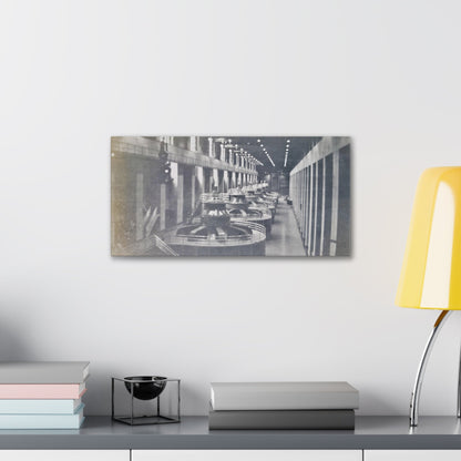 Boulder Dam Powerhouse Canvas Gallery Wraps 20″ x 10″ 1.25"