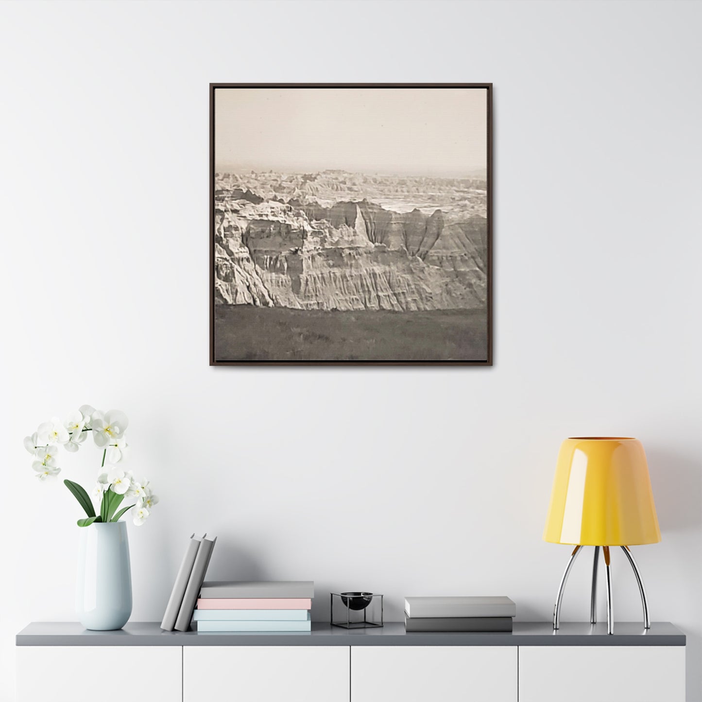 The Pinnacles Gallery Canvas Wraps, Square Frame