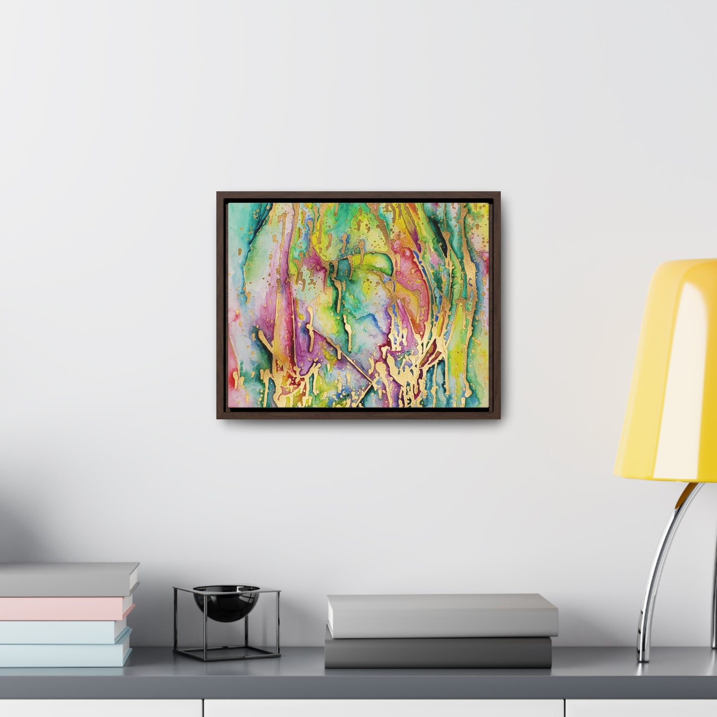 Acid Face Gallery Canvas Wraps, Horizontal Frame