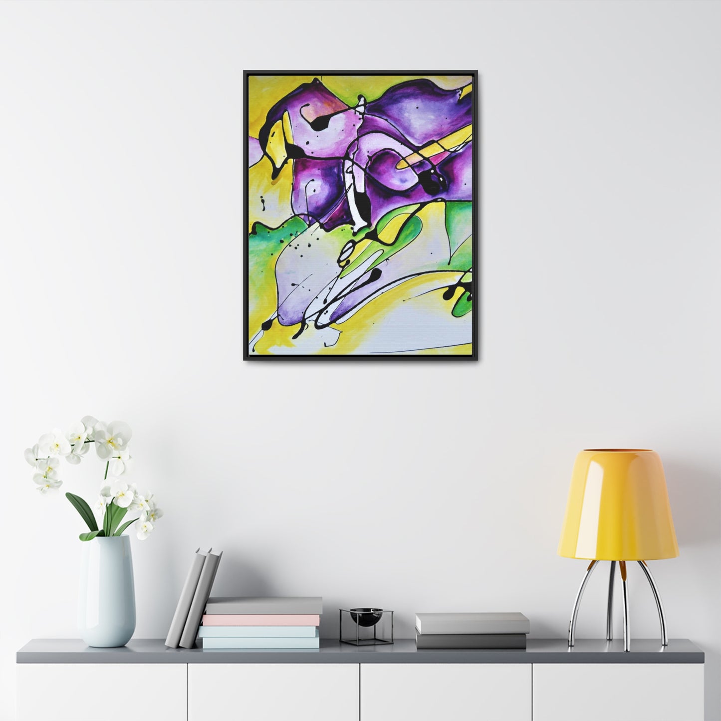 Purple Mountains Gallery Canvas Wraps, Vertical Frame