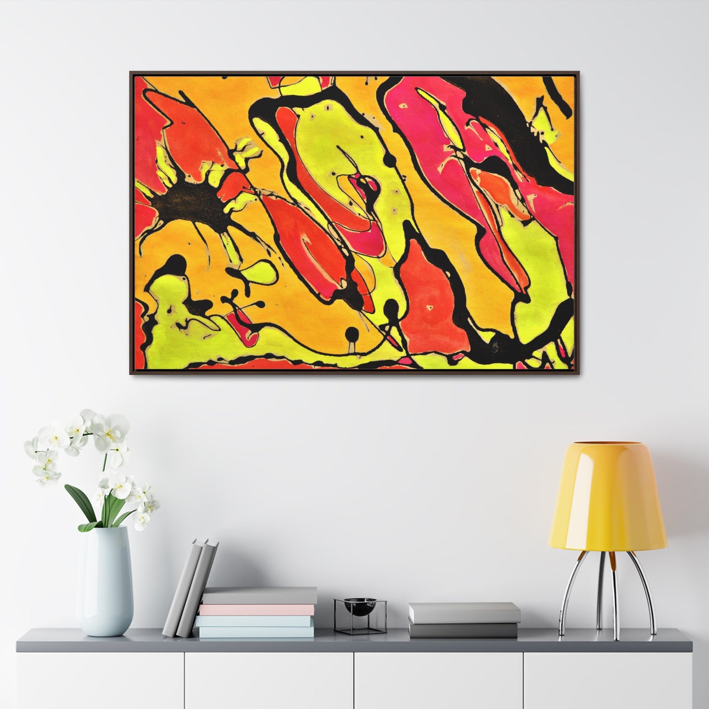 80's Rapture Gallery Canvas Wraps, Horizontal Frame