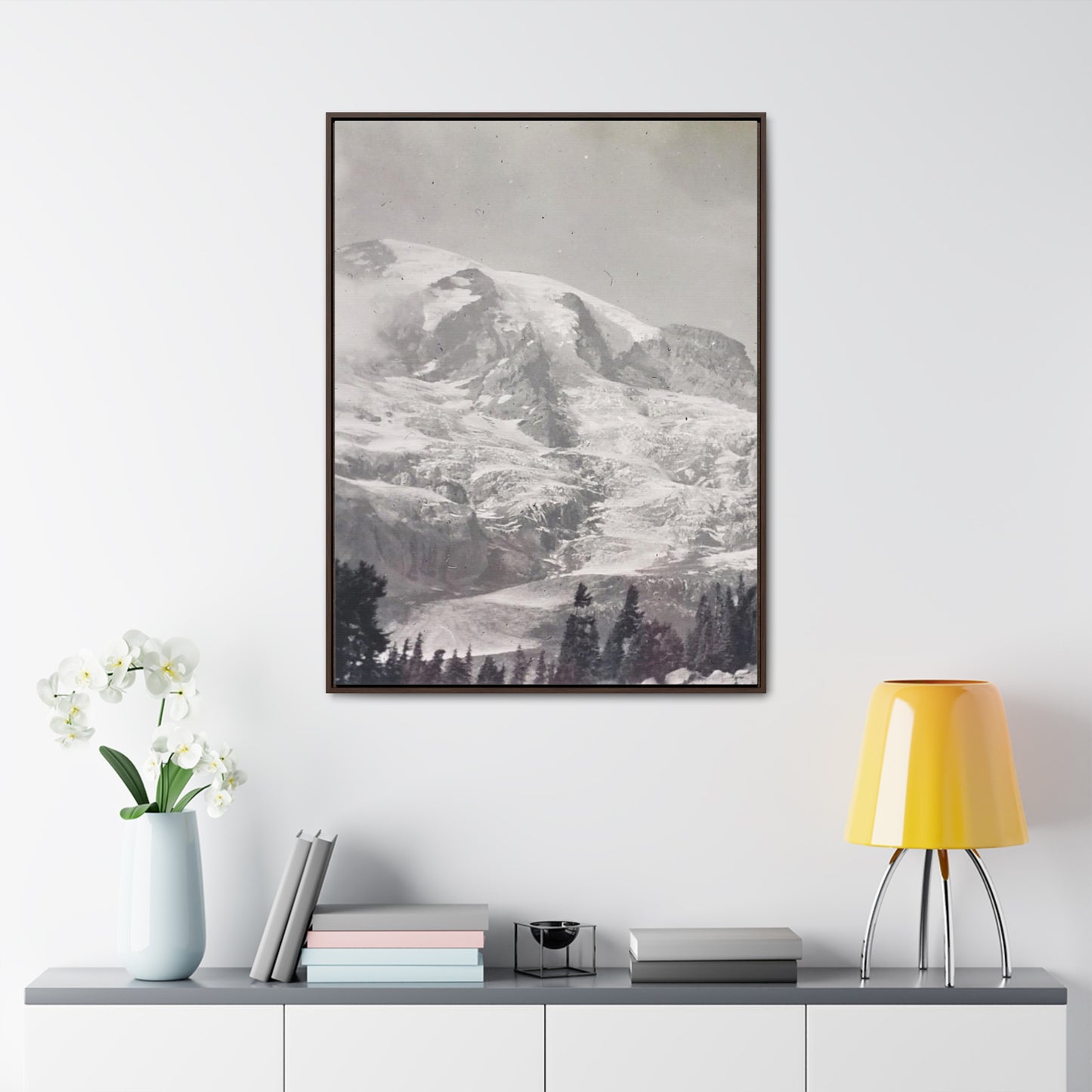 Mount Rainier Gallery Canvas Wraps, Vertical Frame