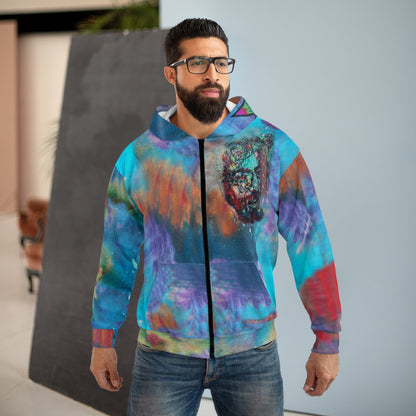 Micro-Doze Smurf Cloud Zip-Hoodie - - All Over Prints