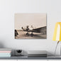 Refueling Mid-Contintent Chief Line Omaha Airport 1939 Canvas Gallery Wraps 20″ x 16″ 1.25"