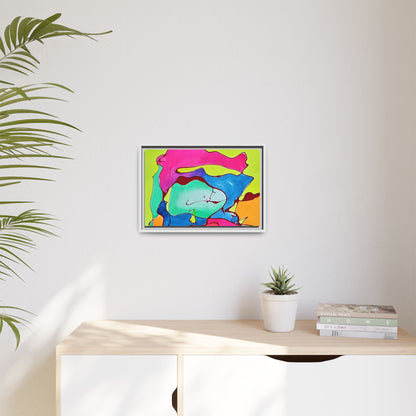 Kool Kid Matte Canvas Framed - Kia Day Design