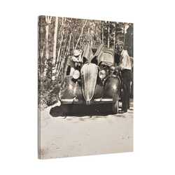 After The Black Hills 1939 Satin Canvas Stretched