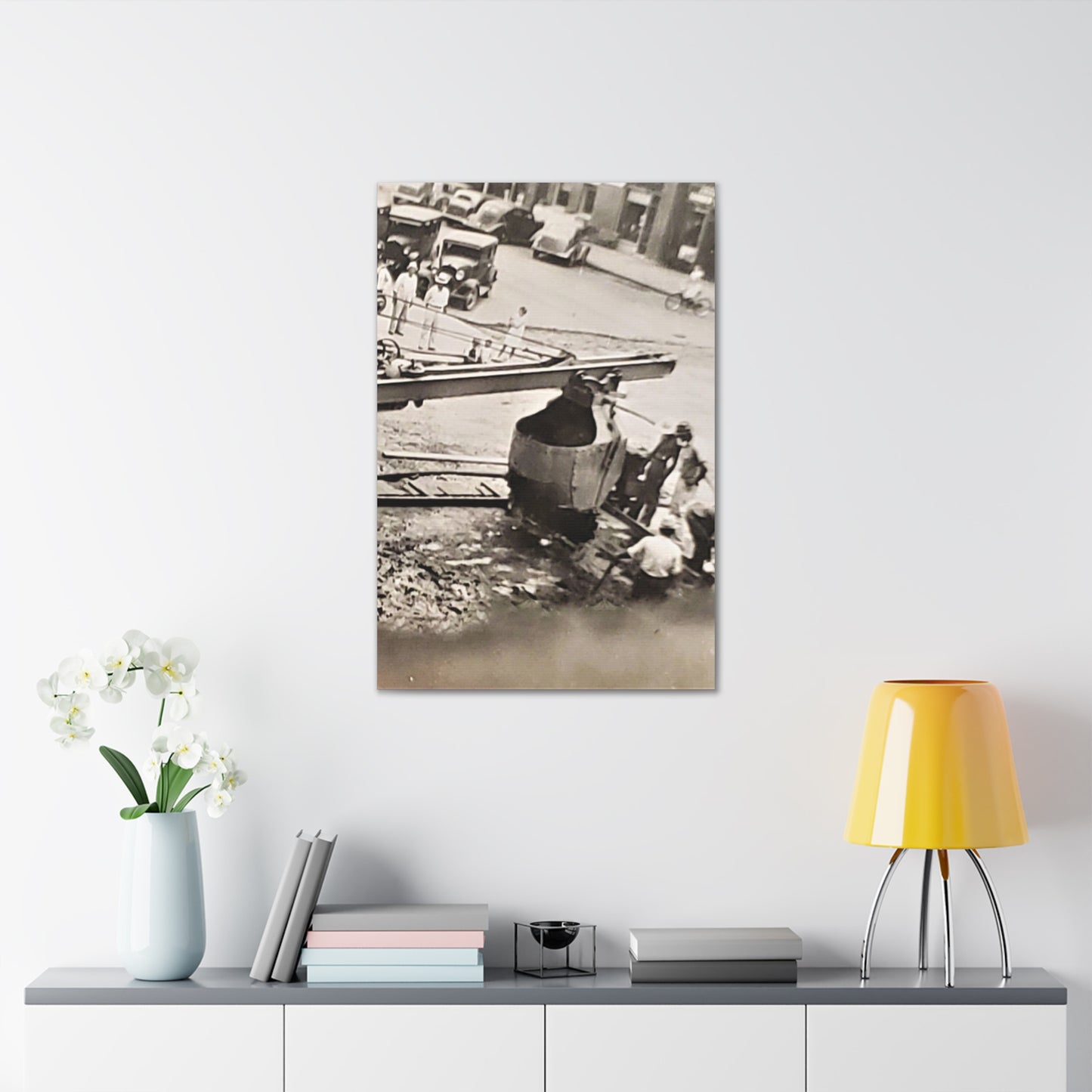 Concrete Worker Canvas Gallery Wraps