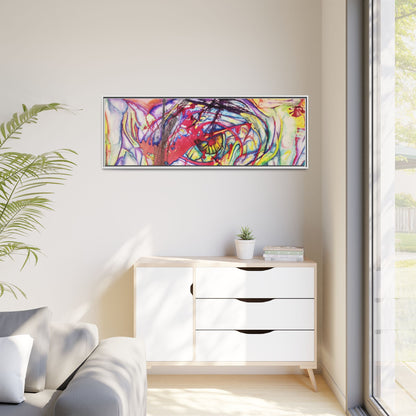 The Eye Framed Art Print - Kia Day Design