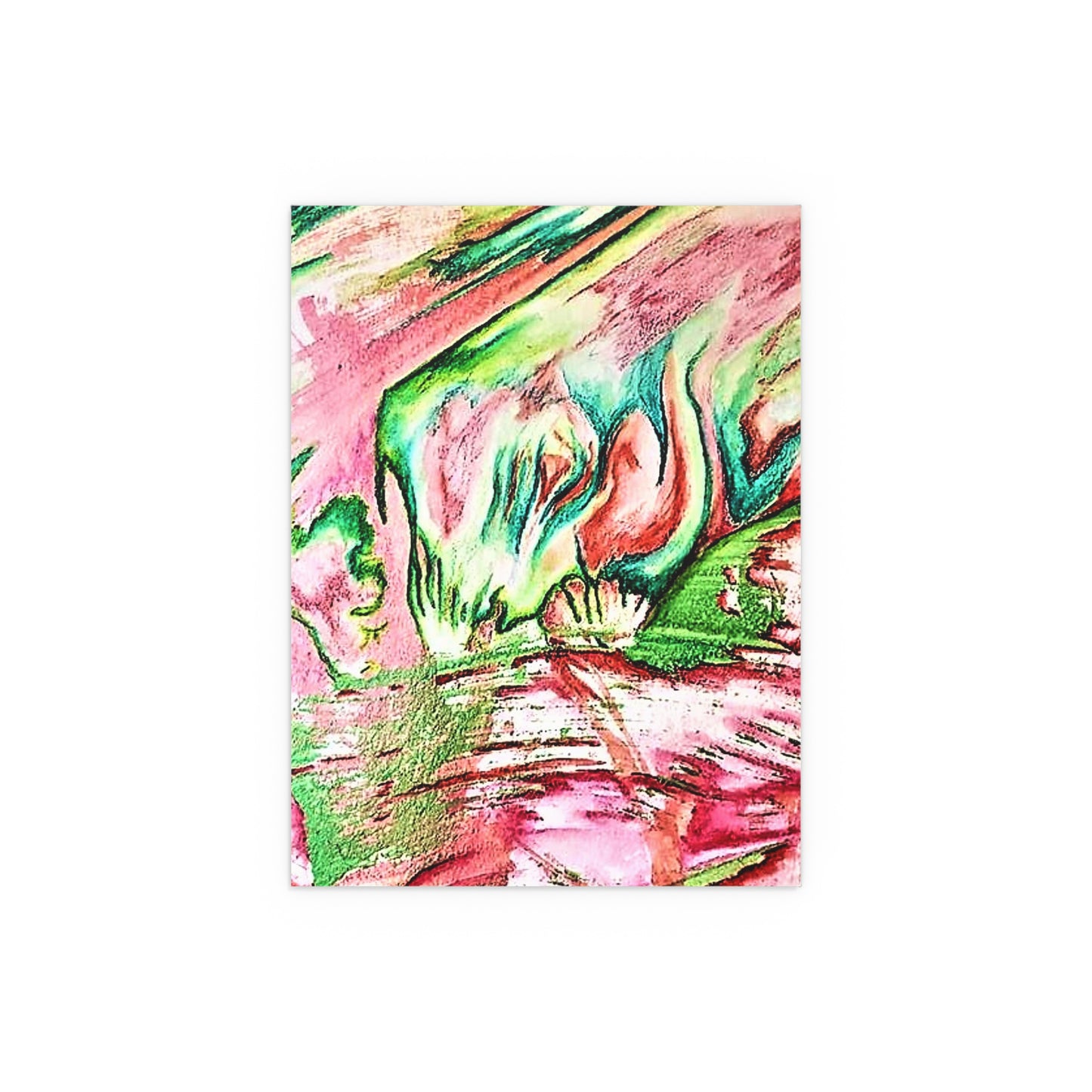 Pink Forest Silk Posters