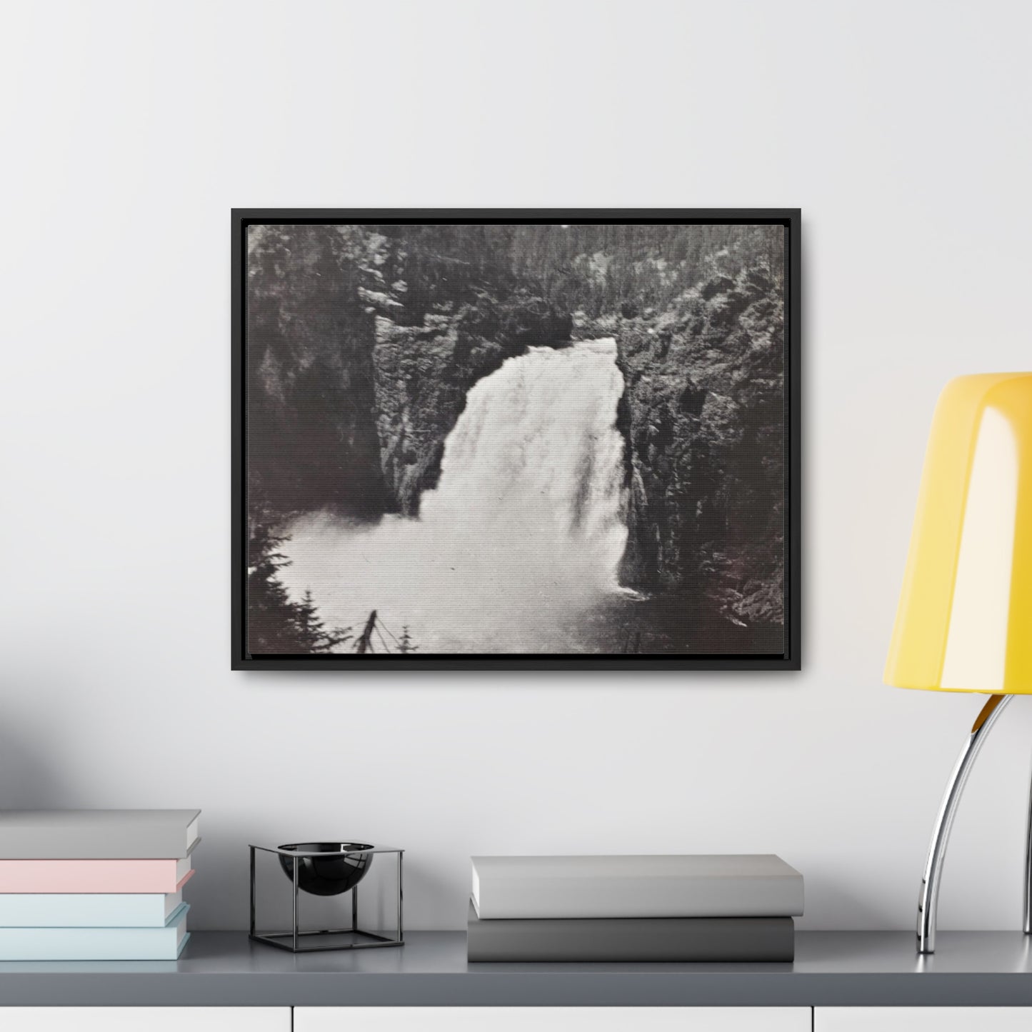 Upper Falls Yellowstone Gallery Canvas Wraps, Horizontal Frame