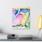 Pink Elephant Canvas Gallery Wraps 16″ x 20″ 1.25"