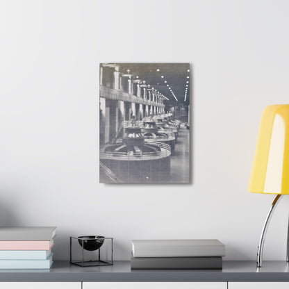 Boulder Dam Powerhouse Canvas Gallery Wraps 12″ x 16″ 1.25"