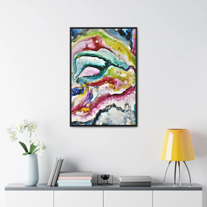 Cosmic Face Gallery Canvas Wraps, Vertical Frame