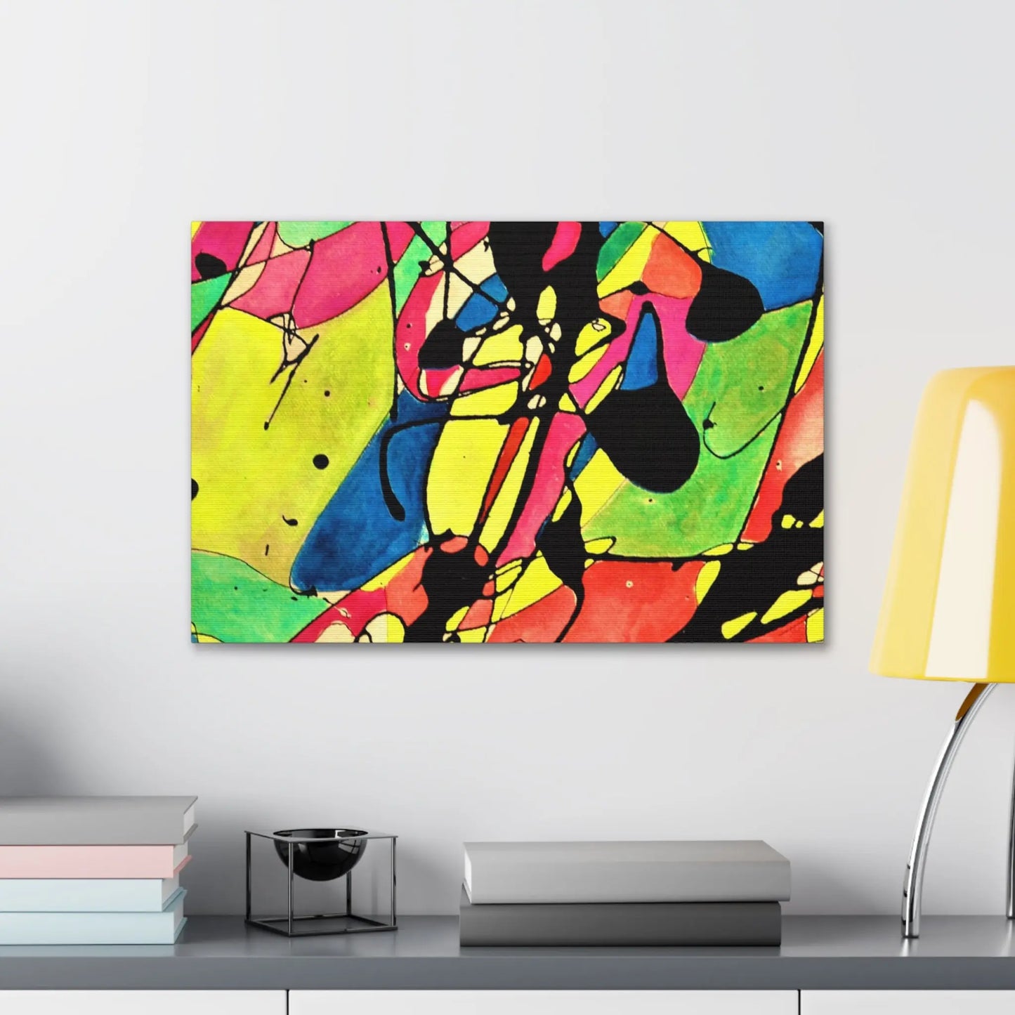 Exploding Earth Canvas Gallery Wraps 24″ x 16″ 1.25"