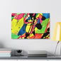 Exploding Earth Canvas Gallery Wraps 24″ x 16″ 1.25"