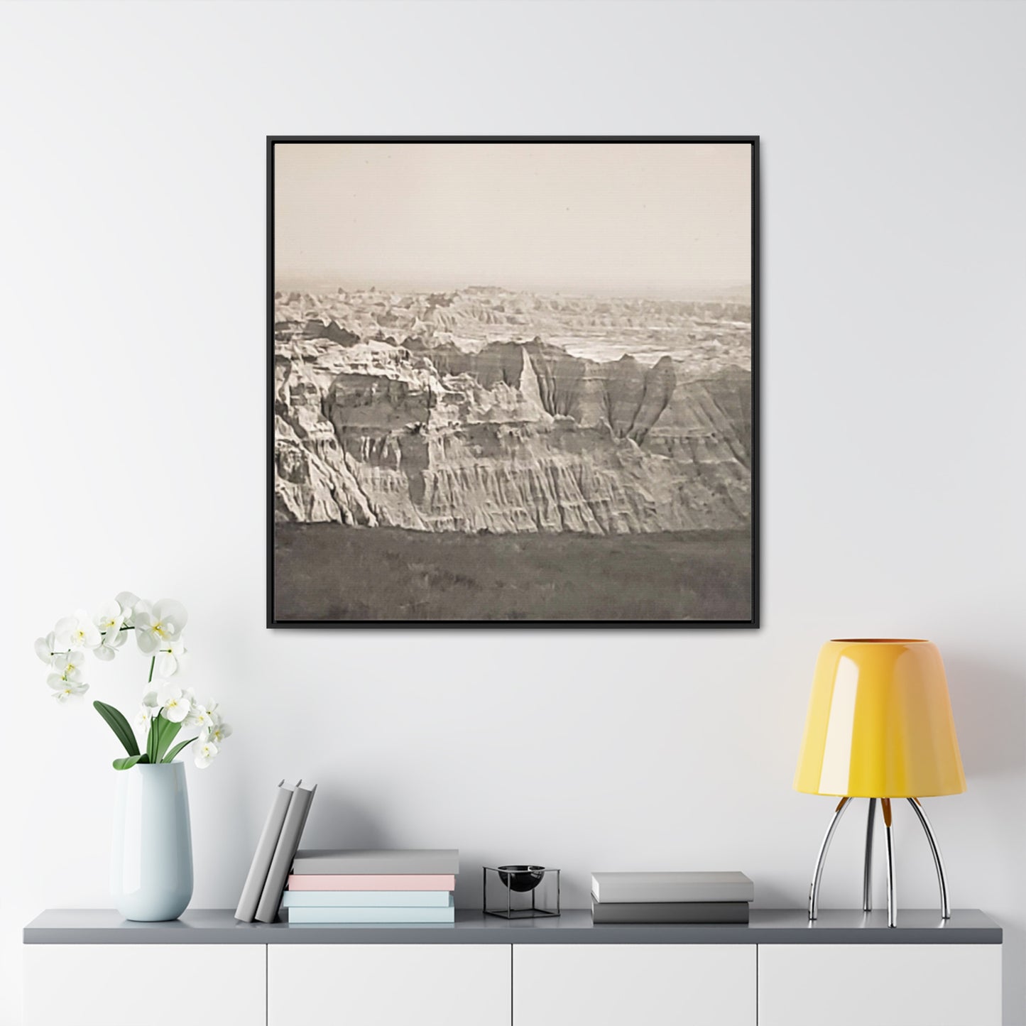 The Pinnacles Gallery Canvas Wraps, Square Frame