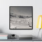 Mammoth Hot Springs Gallery Canvas Wraps Square Frame 20″ x 20″ Premium Gallery Wraps (1.25″) Black