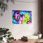 Cat Dog Fine Art Posters 18″ x 12″ (Horizontal) Matte