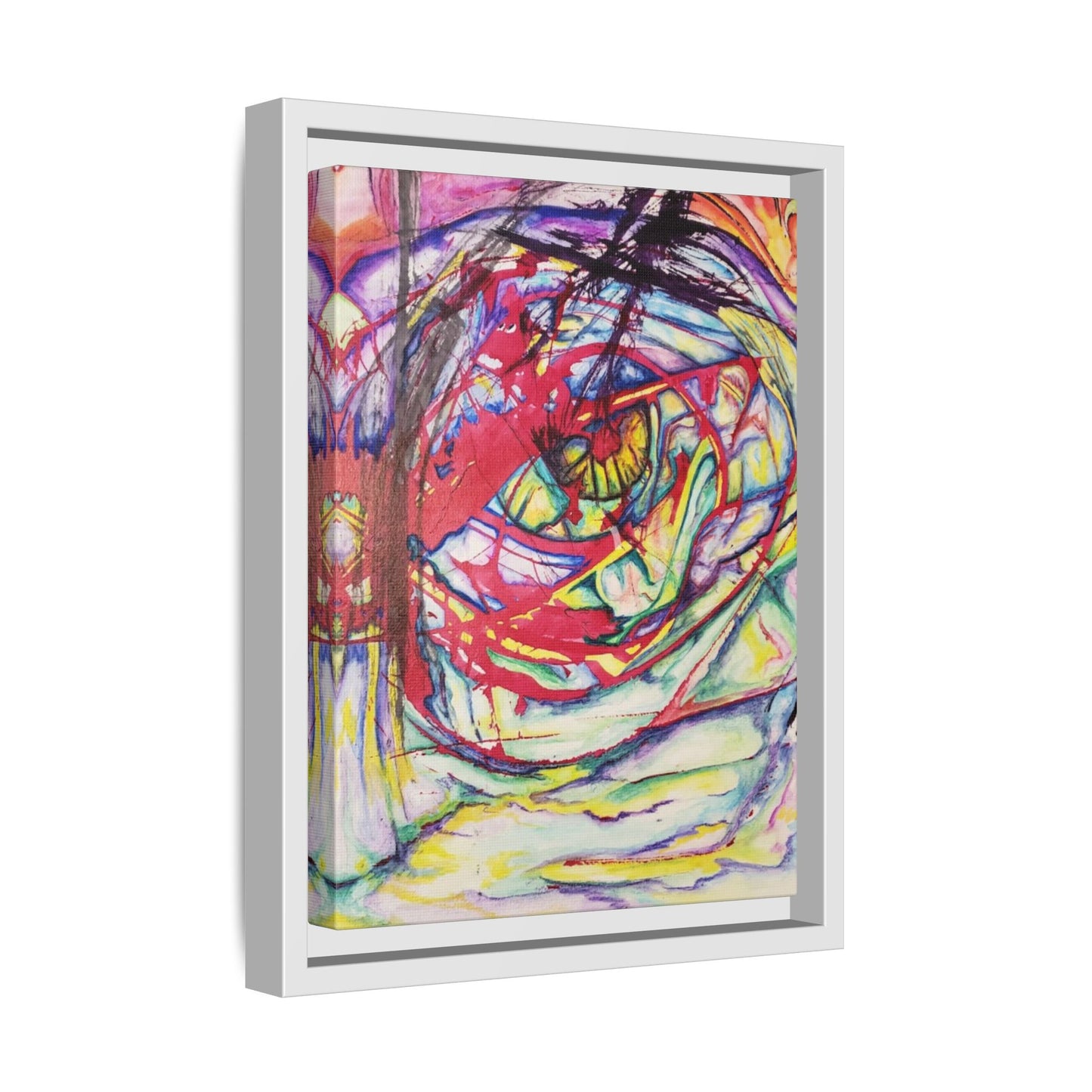 The Eye Framed Art Print - Kia Day Design