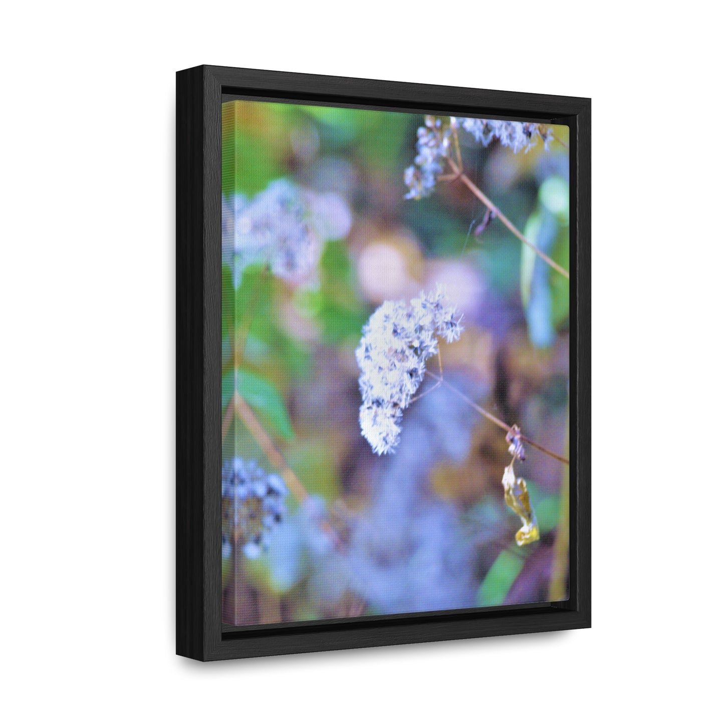 Macro Blue Gallery Canvas Wraps, Vertical Frame