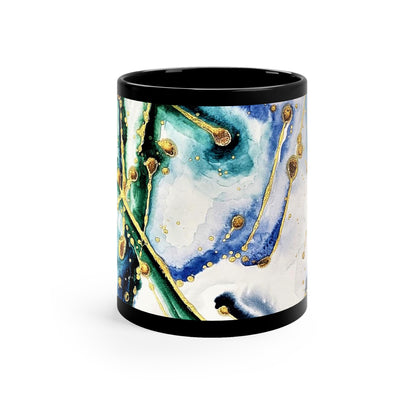 Blue Willow Black Coffee Mug, 11oz