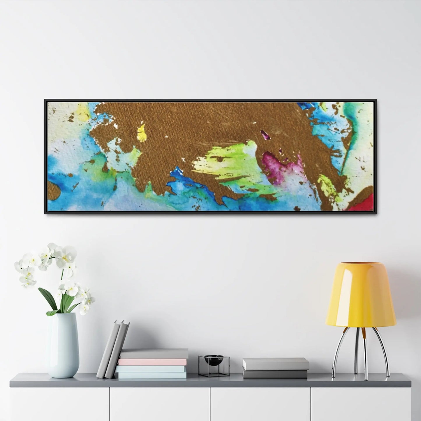 Through The Vapor Gallery Canvas Wraps, Horizontal Frame