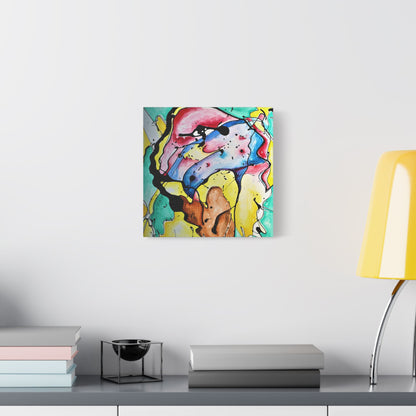 3rd Eye Sundae Satin Canvas Stretched - Kia Day Design