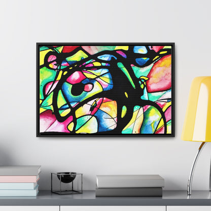 Peacock Gallery Canvas Wraps, Horizontal Frame