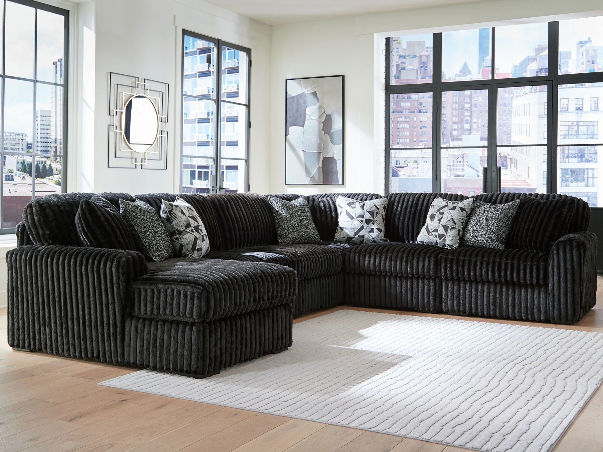 Midnight-Madness - Sectional - - Stationary Sectionals