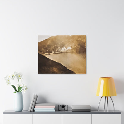 Morris Dam Lake Stretched Canvas 1.5" 30″ x 24″