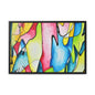 Blue Flame Gallery Canvas Wraps, Horizontal Frame 24″ x 16″ Black 1.25"