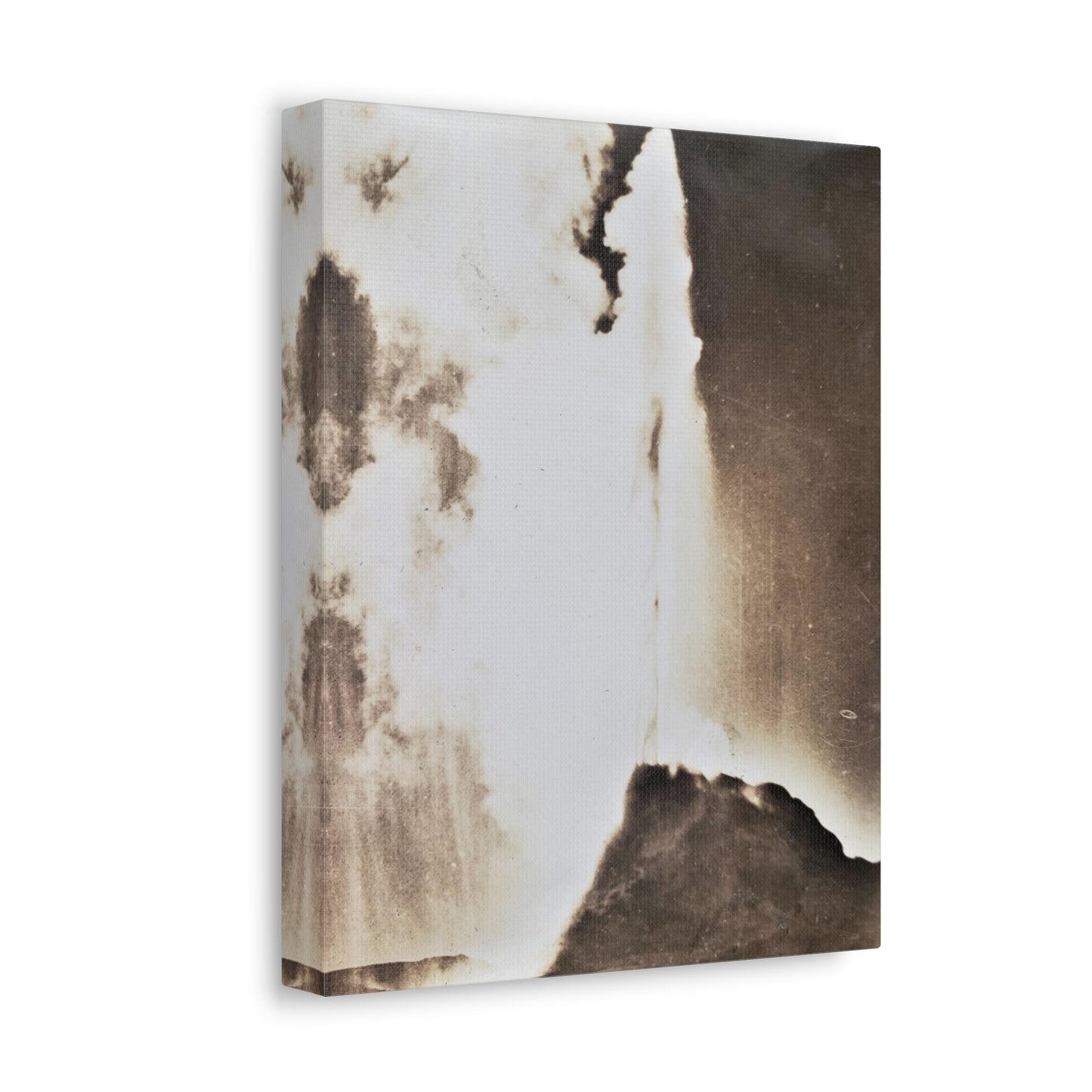 White Dome Geyser Yellowstone Stretched Canvas