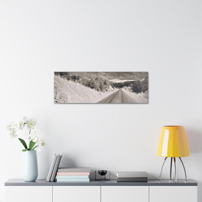 Western Road Canvas Gallery Wraps 36″ x 12″ 1.25"