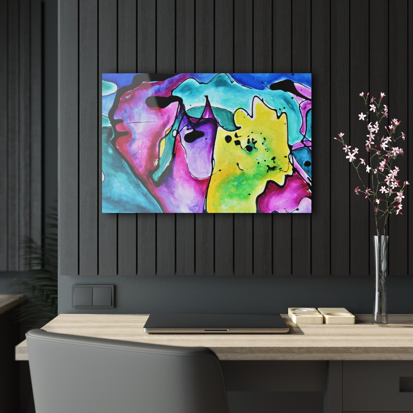 Cat Dog Acrylic Prints