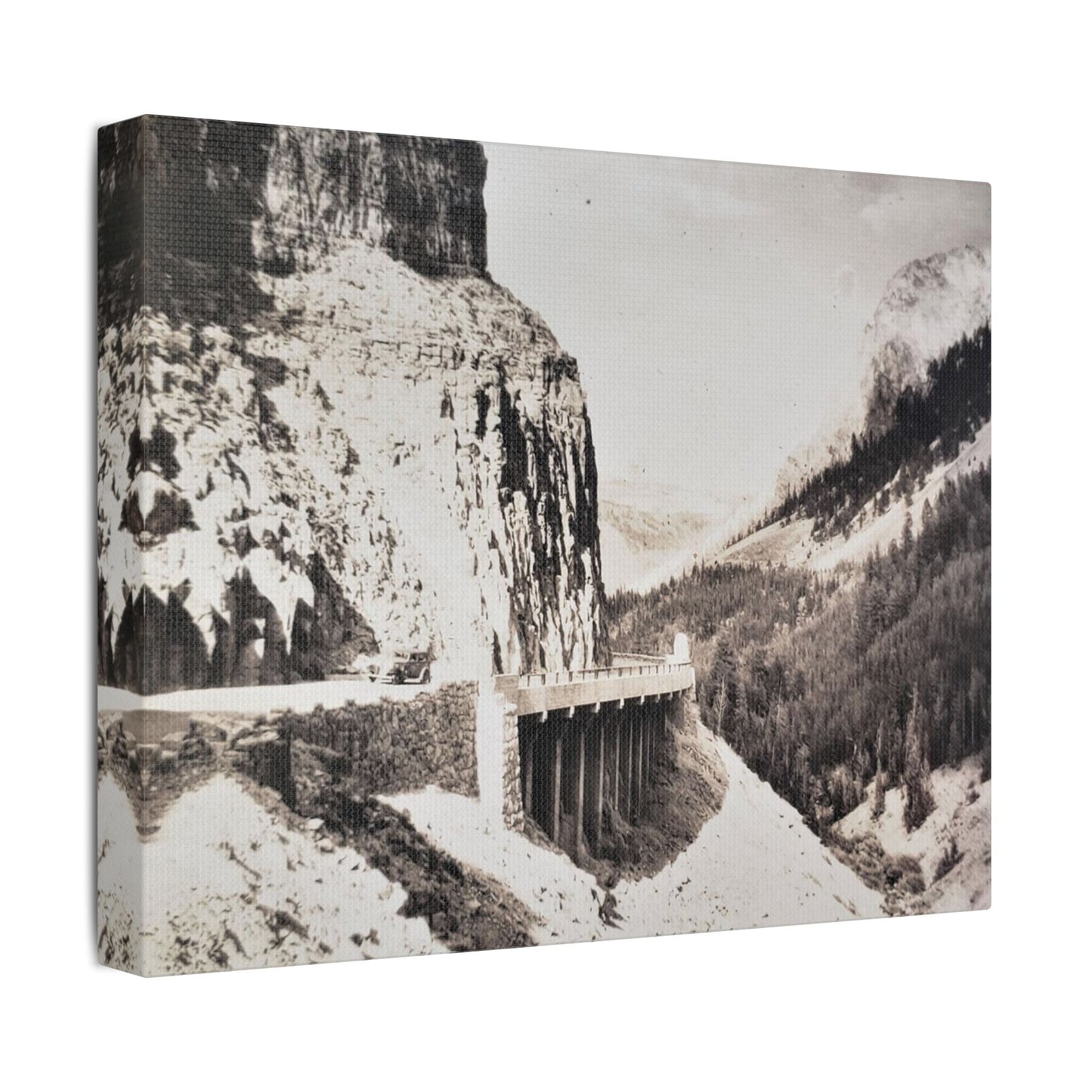 Golden Gate Canyon Colorado Satin Canvas, Stretched