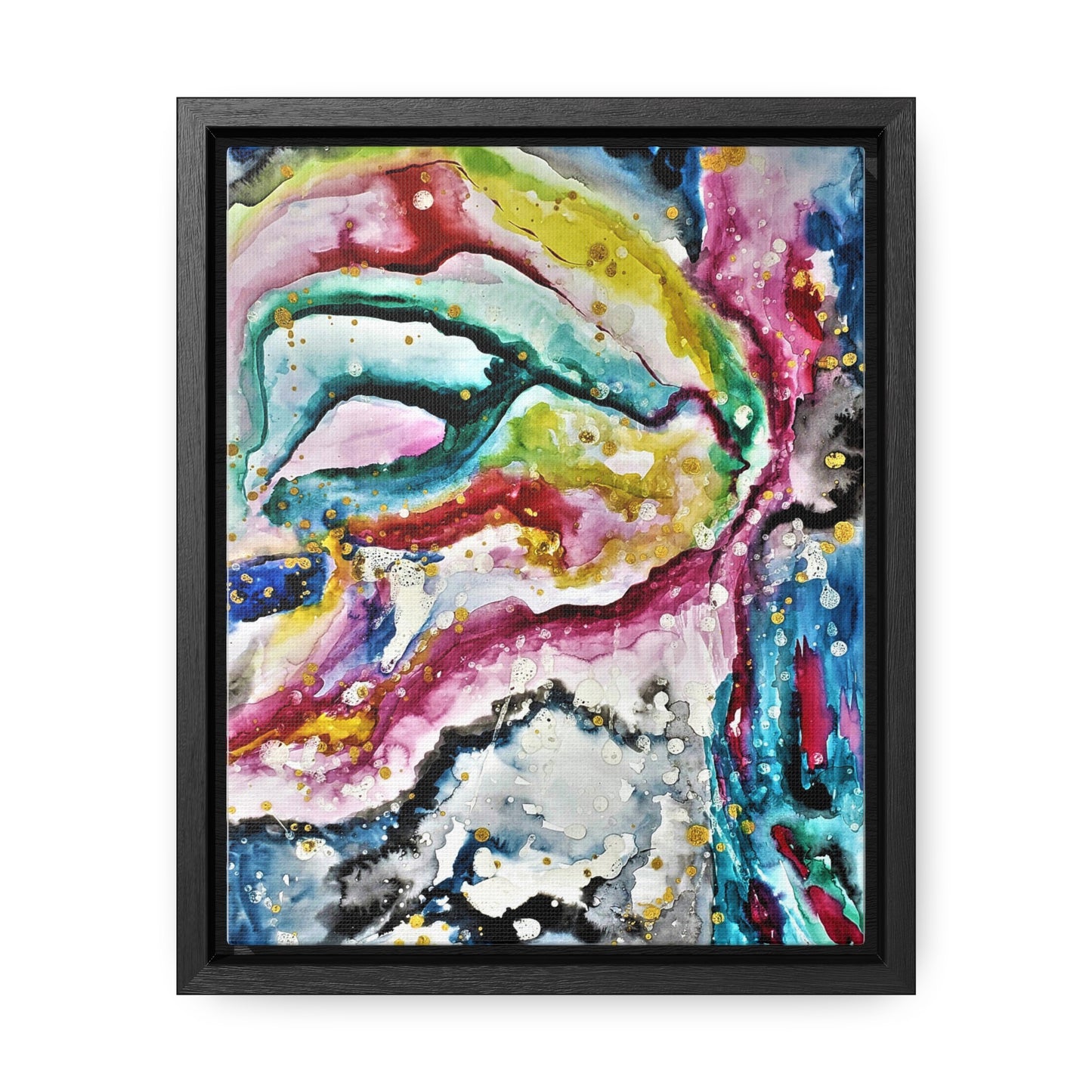 Cosmic Face Gallery Canvas Wraps, Vertical Frame