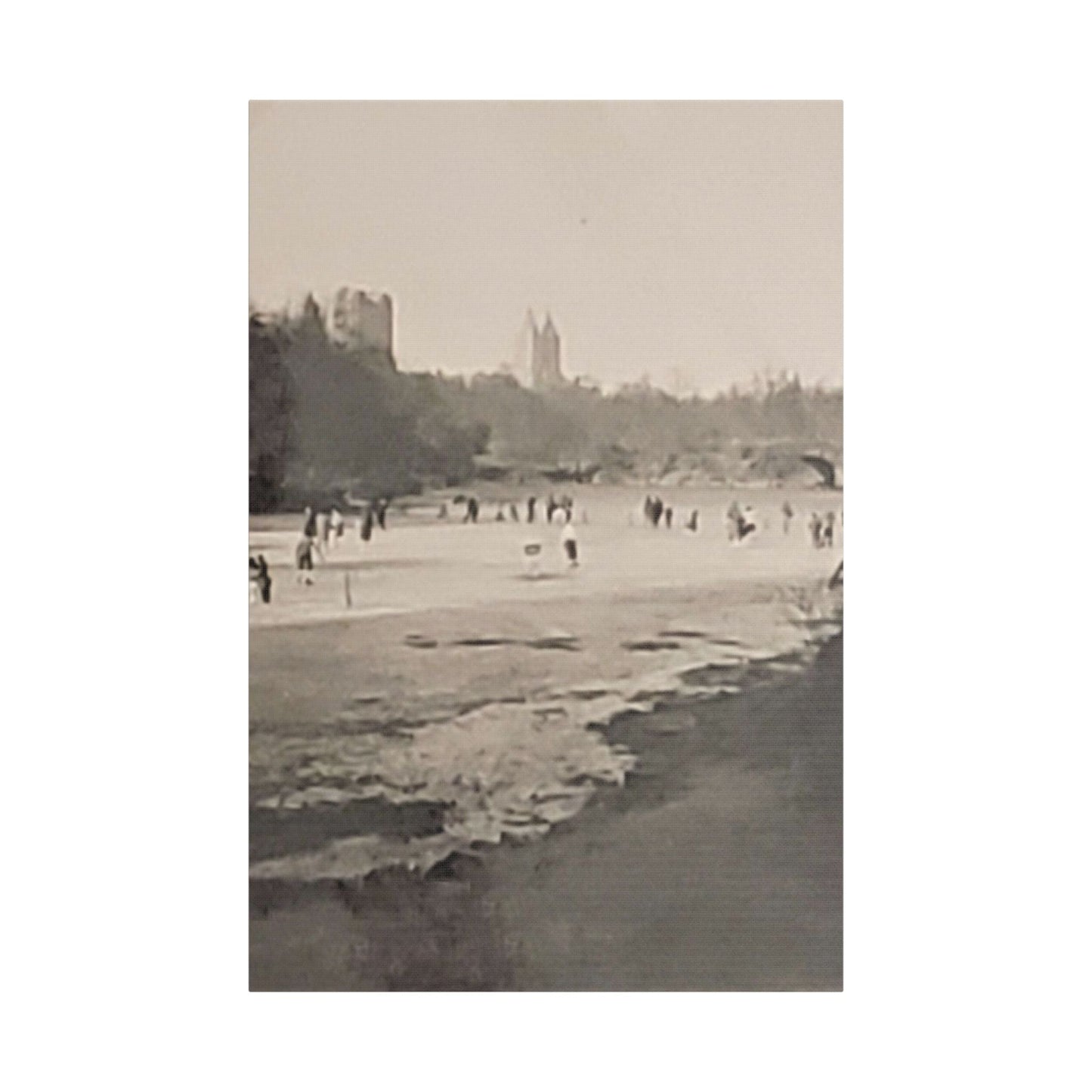 Central Park Satin Canvas Stretched 24″ x 36″ (Vertical) 1.5"