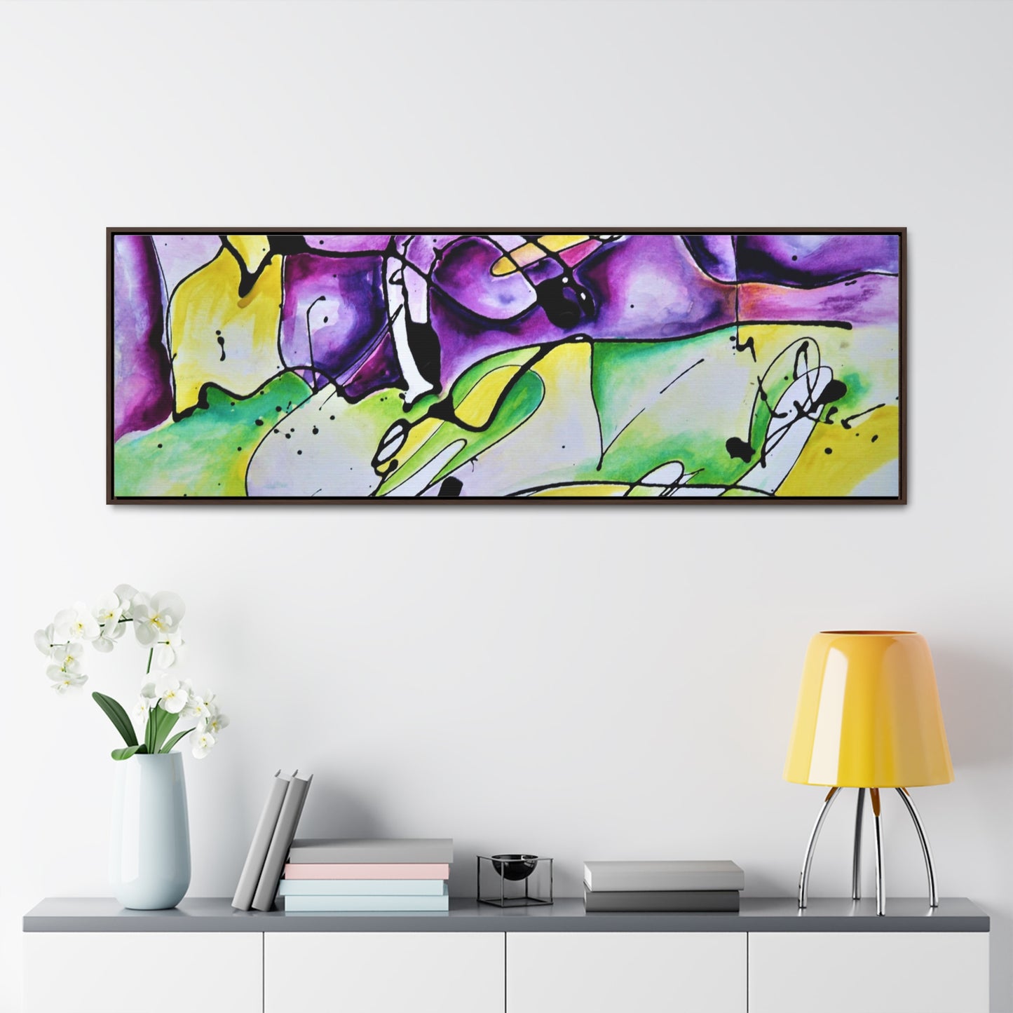 Purple Mountains Gallery Canvas Wraps, Horizontal Frame