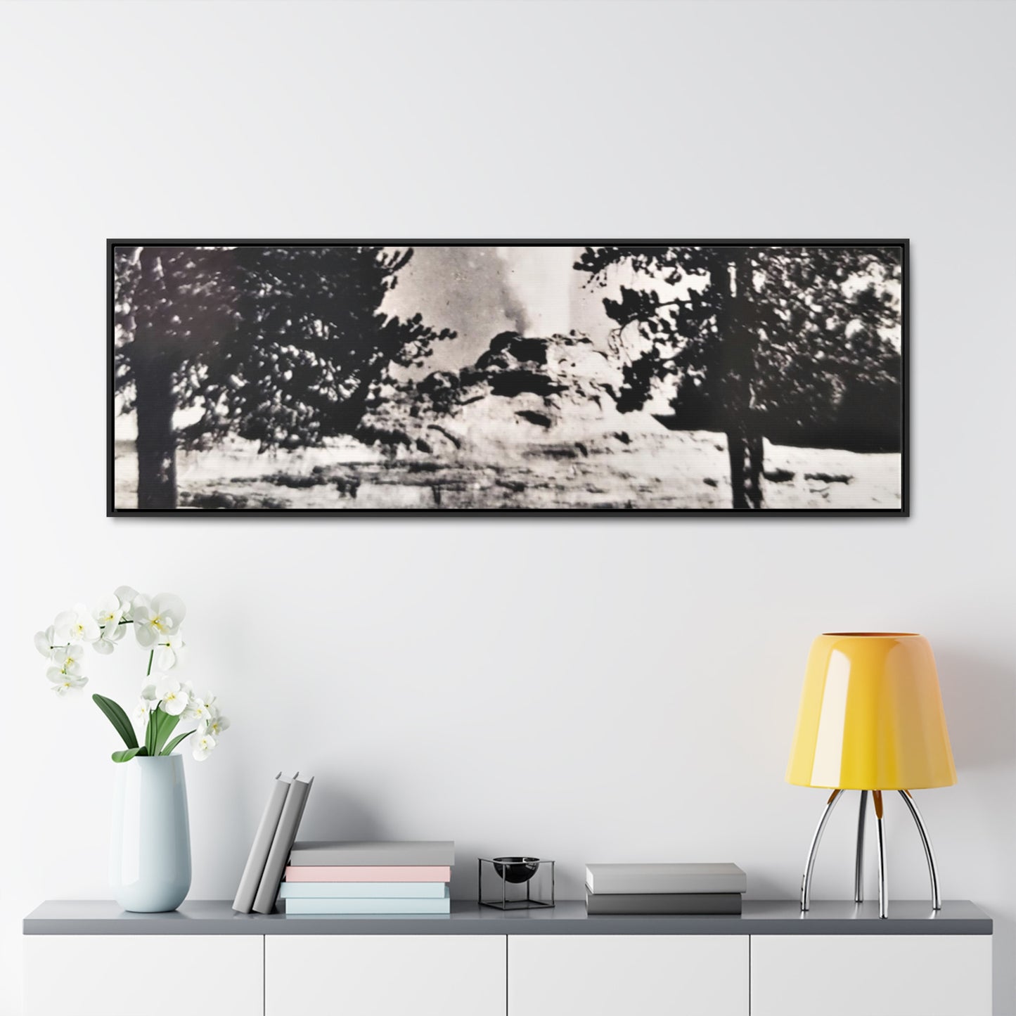 Castle Geyser Yellowstone Gallery Canvas Wraps, Horizontal Frame