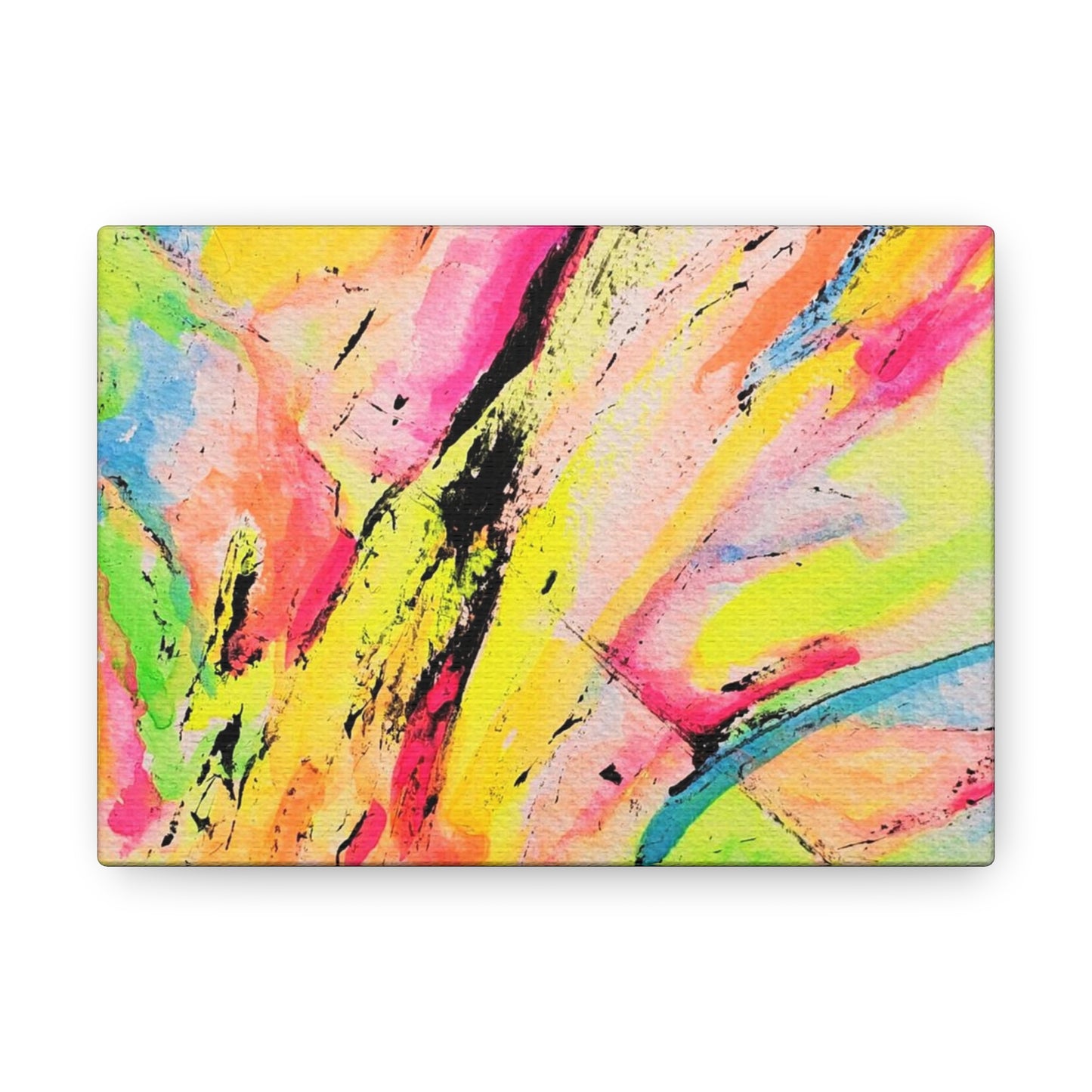 Neon Fire Canvas Gallery Wraps