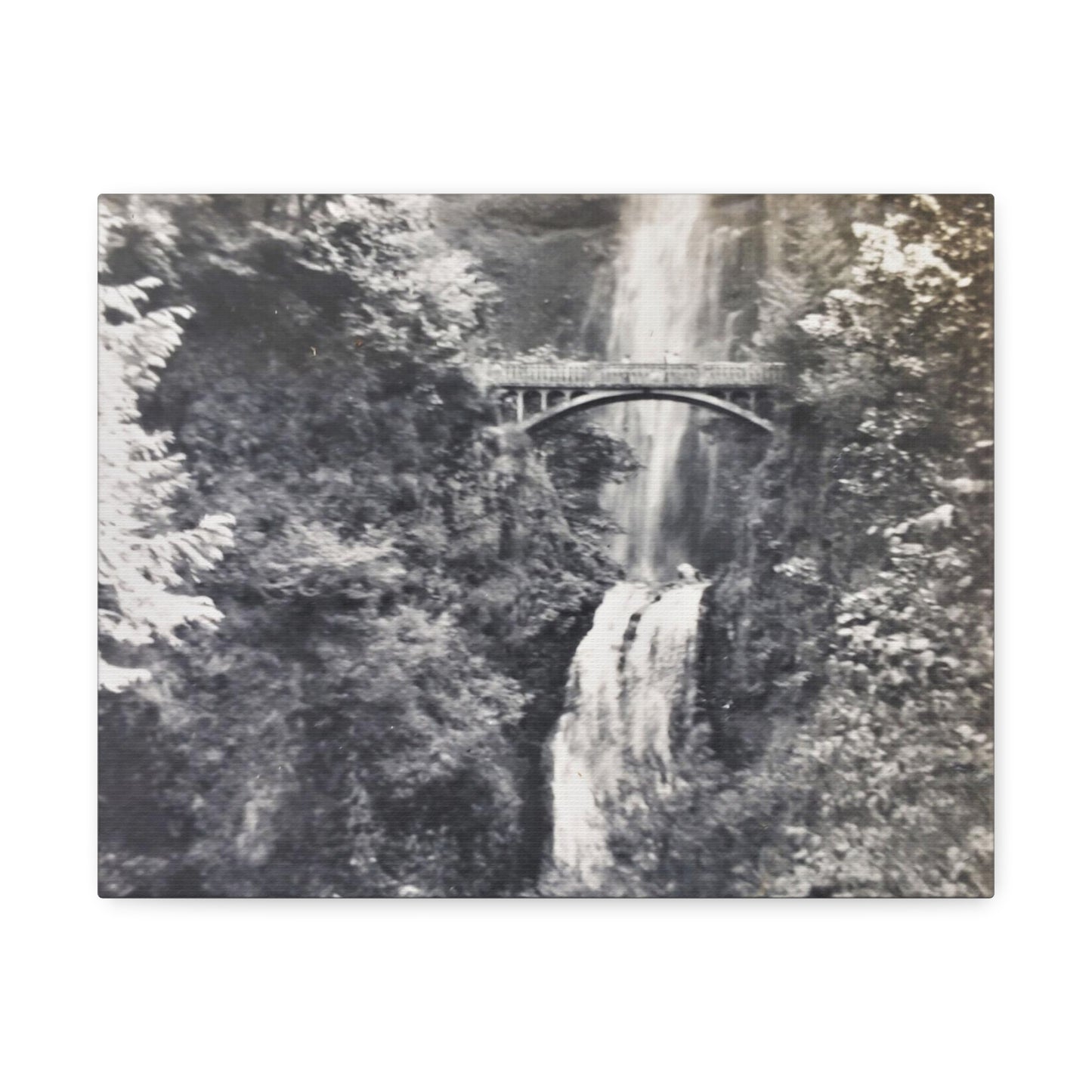 Multnomah Falls Oregon Stretched Canvas