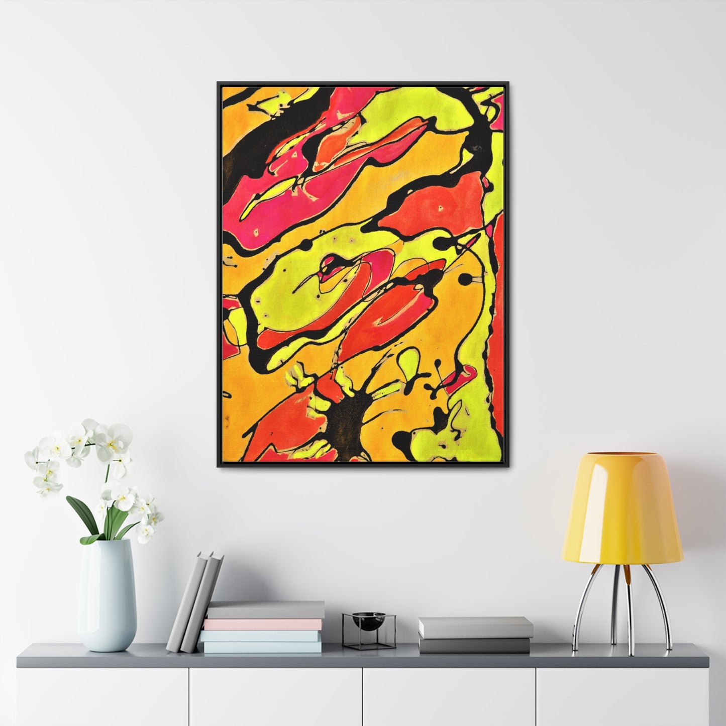 80's Rapture Gallery Canvas Wraps, Vertical Frame