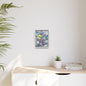 Alien Abstract Colorful Framed Canvas Art - Kia Day Design