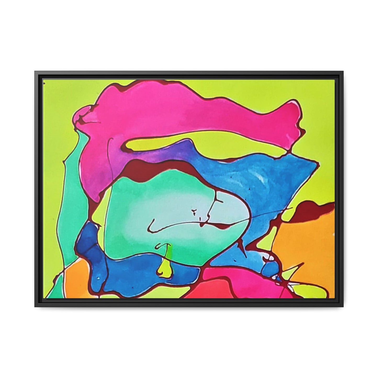 Kool Kid Matte Canvas Framed - Kia Day Design