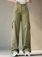 Retro Y2K Tech wear Cargo Pants green