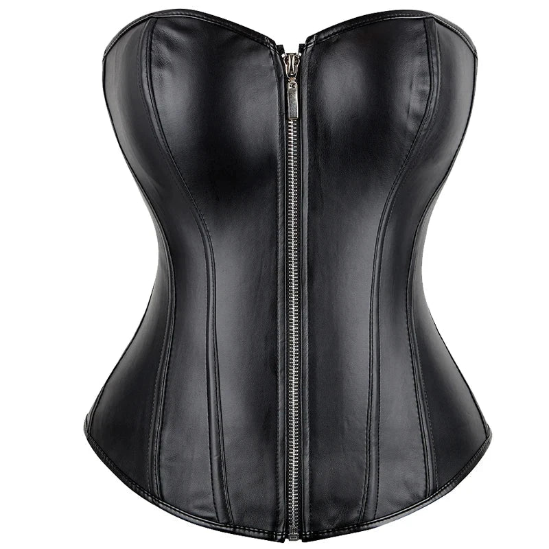 Leather Corset Top