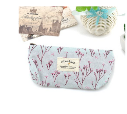 Student Stationery Storage Bag - Blue - pencil case
