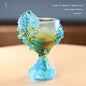 Lacquerware Decorative Cup Ornament – Four Gentlemen Motif - Chrysanthemum Cup Large - Drinkware