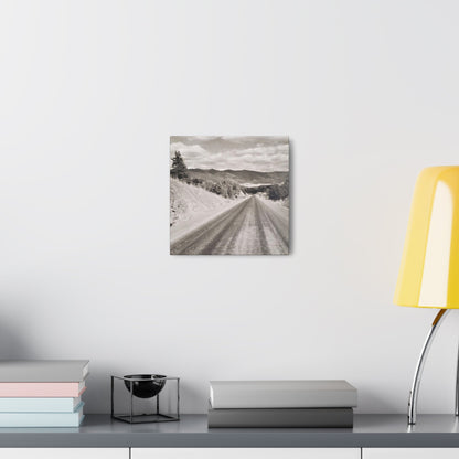 Western Road Canvas Gallery Wraps 10″ x 10″ 1.25"