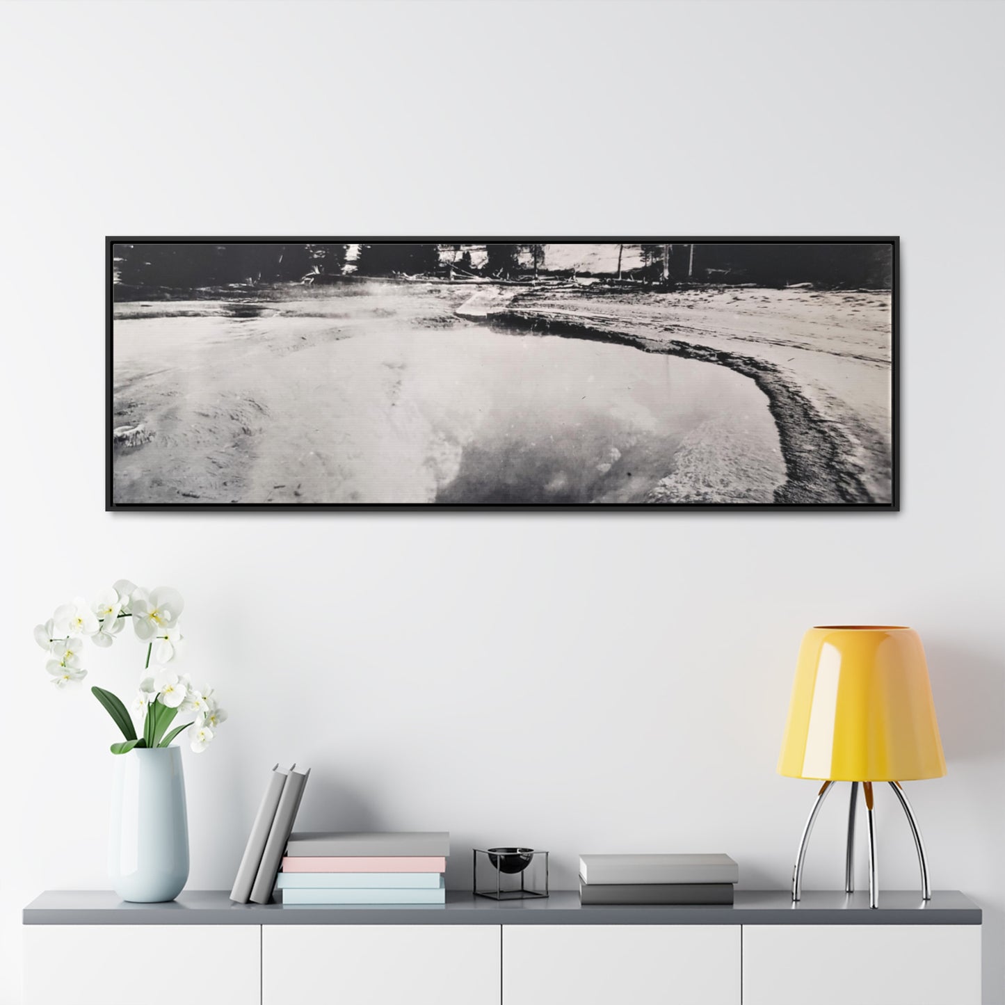 Morning Glory Pool Yellowstone Gallery Canvas Wraps, Horizontal Frame